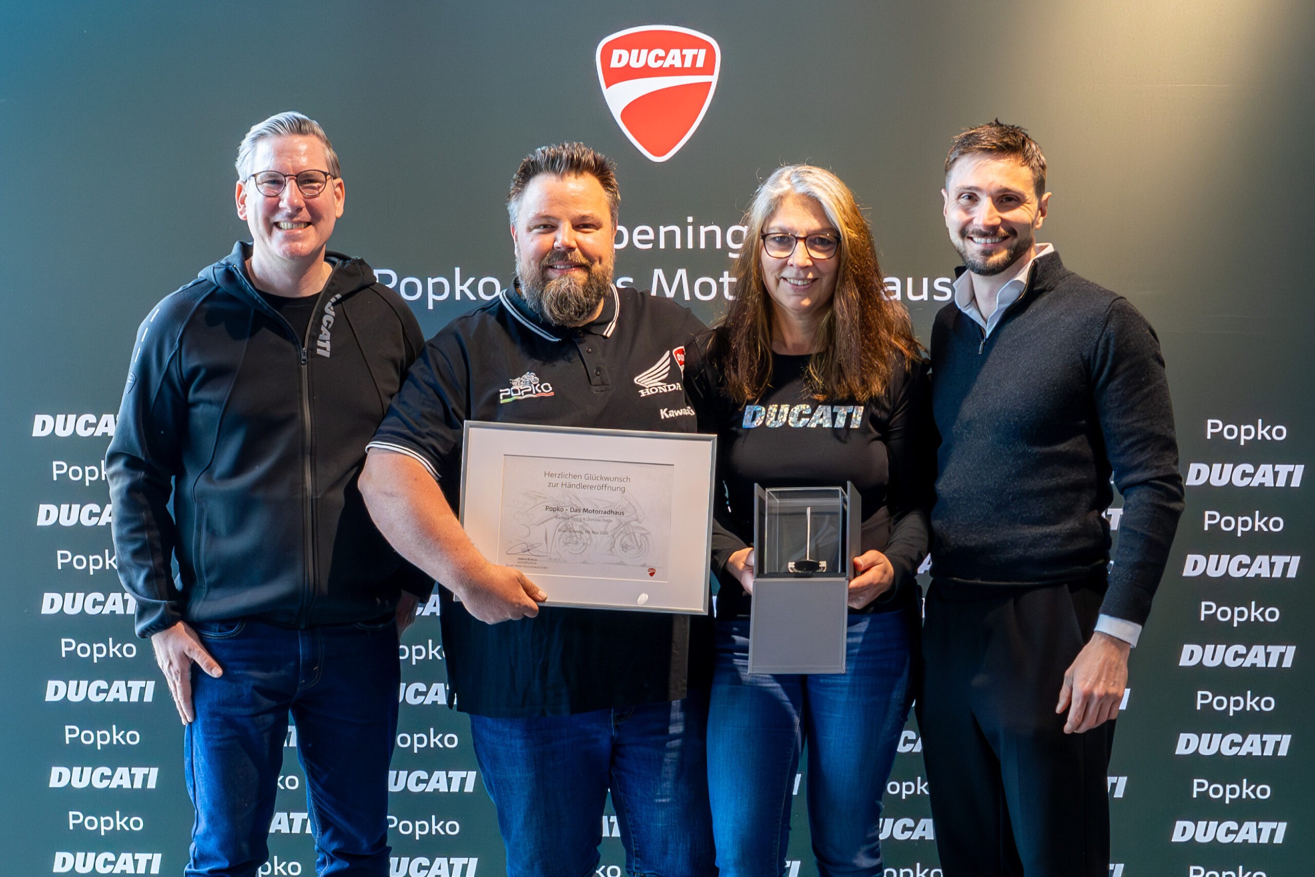 Ducati Eröffnung bei Popko - popko.de